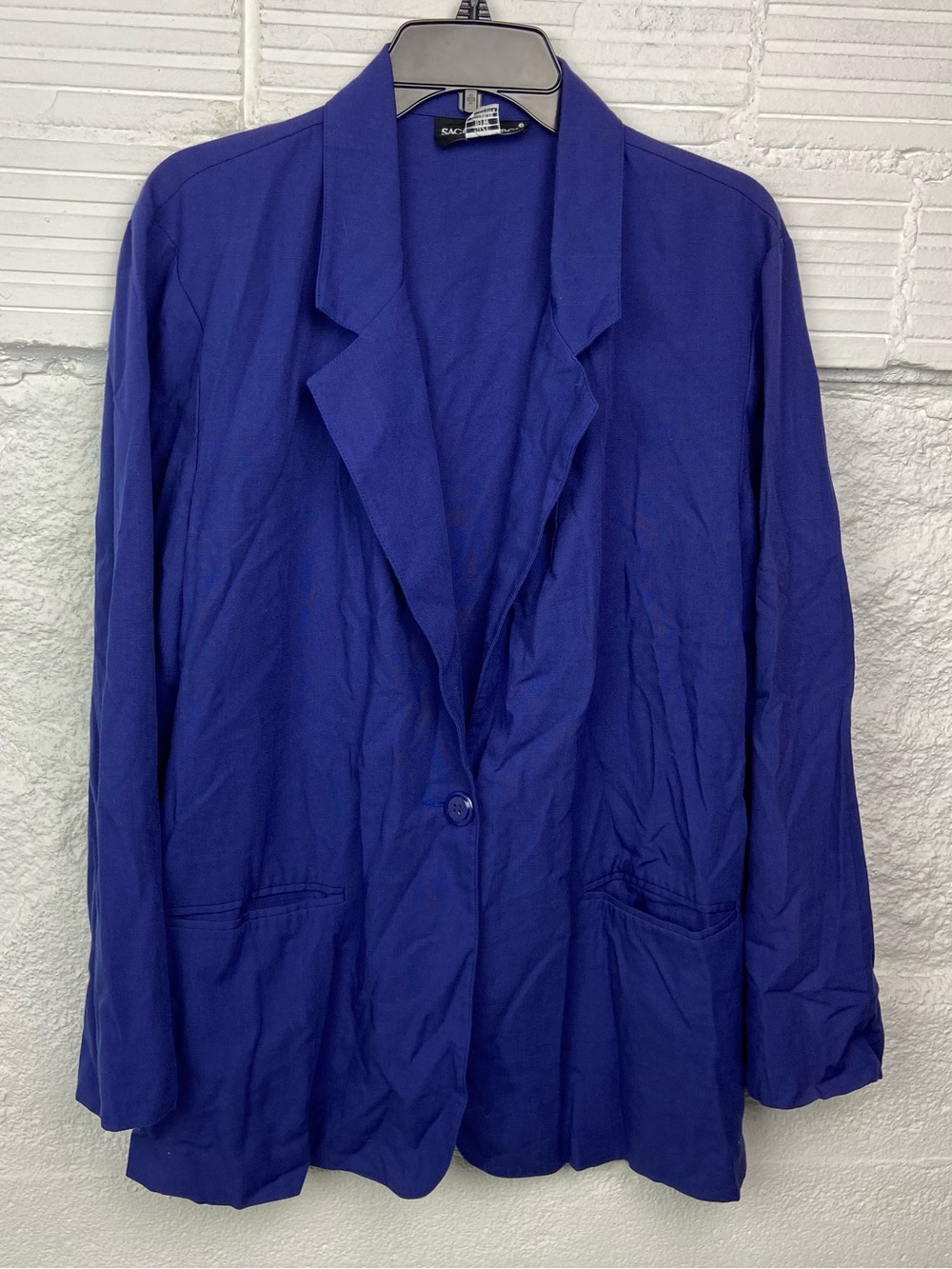 Sag Harbor purple Single-Button Blazer size 18W